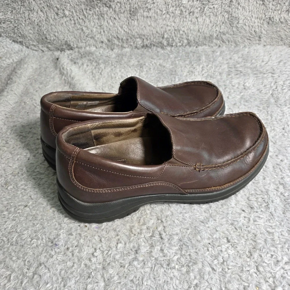 Dansko Slip On Loafers Brown Leather Work Shoes Mens EU 46 US‎ 12.5-13 EXC